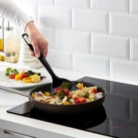 IKEA SPECIELL Peralatan Dapur Set Isi 5 pc Hitam Capit Spatula Sendok