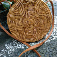 Jual TAS ROTAN CANTIK MOTIF BINTANG Murah