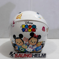 HELM MDS ANAK TSUM # WHITE/BLUE