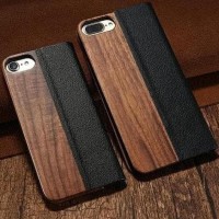 Casing Bambu Iphone 6/7/8/X Case Samsung S7 Edge Flip Cover KISSCASE