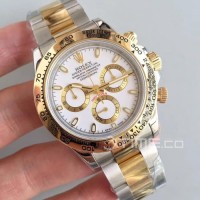 Jam Tangan Rolex Daytona Cosmograph Swiss Clone 1:1 White Dial