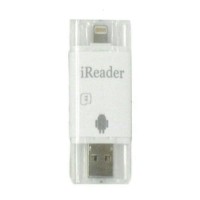 Jual IREADER IPHONE IPOD IPAD MINI LIGHTNING CARD READER I-FLASH MICRO SD Murah