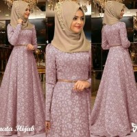 Jual AF Maxi dress casual /Gamis Pesta /Baju Muslim Terbaru Murah Renata Murah