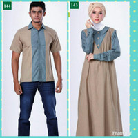 busana muslim keluarga ayah ibu&anak, baju muslim sarimbit keluarga