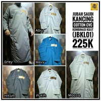 baju pria - baju muslim jubah Al Amwa- gamis saudi coton rethobe Adem