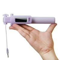 Tongsis Robot RT S05 Selfie Stick Fordable Wired with Mirror MURAH AND