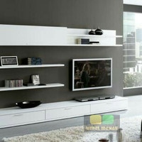 Lemari Cabinet tv set lemari cabinet rak dinding minimalis