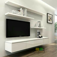 Lemari kabinet tv rak dinding lemari gantung minimalis