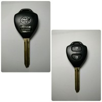 Casing Kunci Remote 2 Tombol Mobil Toyota Yaris,Innova,Fortuner,Vios