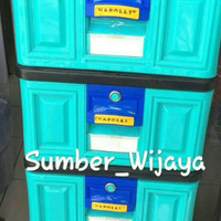 Jual Lemari Laci Plastik Napolly 4 Susun - STA 4000 BK1 Murah