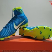 MENARIK SEPATU BOLA ANAK NIKE MERCURIAL SUPERFLY V NJR FG JR ORI 9214