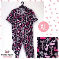 Promo Piyama Celana Panjang XL Dewasa Baju Tidur Katun 03