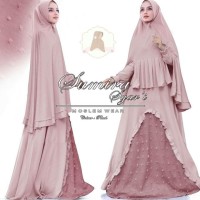 120236 GAMIS WANITA RUBIAH SUMIRA SYARI PEACH