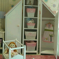 lemari mini pakaian baju anak bayi almari furniture unik model rumah