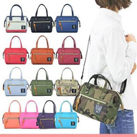 tas Anello ORIGINAL boston canvas size mini slingbags handbags jepang