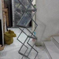 Dijual Rak Brosur Elegan ( Acrylic / Wooded ) Diskon