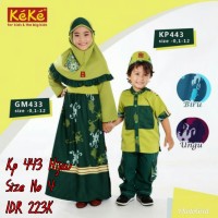 Keke Baju Anak Muslim KK 443 Ungu No4 Diskon / Sale /Obral 25%