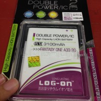 Baterai Mito A33 Fantasy One 3100mah Double Power Log On