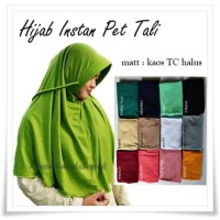 Jual Hijab / Bergo / Jilbab Instan Pet Antem Tali Murah