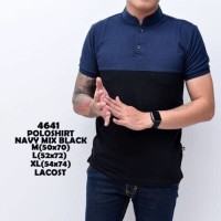 TERMURAH! Polo Shirt Pria | Kaos Cowok Polo Hitam Polos Kerah Shanghai