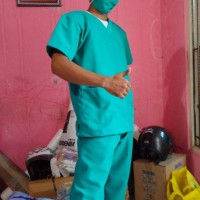 baru baju OK satu set warna hijao