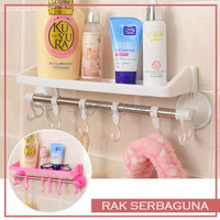 READY Rak Kamar Mandi Serba Guna Tempat Shampoo Handuk Odol Sabun Baj