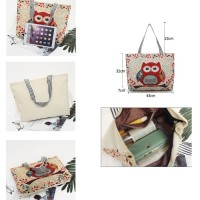 Jual Owl Tote Bag / Tas Selempang Wanita / Tas Motif OWL Diskon Murah