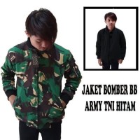 Jaket Bomber Bb Loreng Tni Hitam Parka Sweater Hoodie Jumper