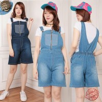 so Kimmy Overall jeans wash XL baju kodok wearpark cela Diskon