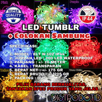 Jual Lampu Tumblr rumah warm white lamp led natal hiasan tumbler unik kamar Murah