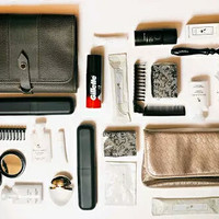 DOMPET/POUCH BULGARY FOR MAN TRAVEL KIT BY FLY EMIRATES