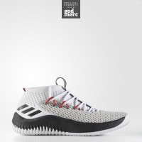 ORIGINAL Adidas Dame 4 Rip City Sepatu Men Basket White BY3759