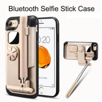 iPhone 8 Plus case tongsis bluetooth selfie cover casing unik Hardcase