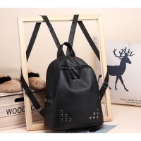 Tas Hitam Import Ransel Wanita Fashion Elegan Back Pack Kece