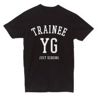 Kaos Tshirt Baju Combed 30S Distro Trainee YG Just Kidding Boys Kpop