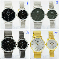 Jam tangan couple wanita cewek pria cowok QQ QnQ Q&Q QA96J QA97J ori