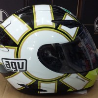 helm agv k3 gothic vr46 single visor