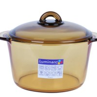 Luminarc Panci Kaca Vitroline Blooming Casserole 3L