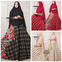 Jual baju gamis dress muslim xl xxl jumbo bigsize big size syari'i pesta Murah