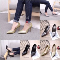 Jual TERBARU SEPATU WANITA BRANDED MOKKA HIGH HEELS LADIES ELEGANT SHOES HO Murah