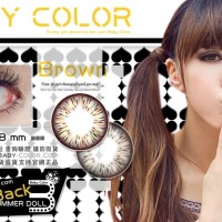 Softlens Baby Color Summer Doll Light Brown (Coklat Terang)