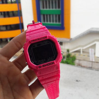 JAM TANGAN G-SHOCK PROTECTION WANITA CASIO DW PINK FANTA WOOD SERIES