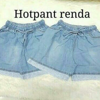 HOTPANTS RENDA / HOTPANS JEANS / CELANA PENDEK WANITA