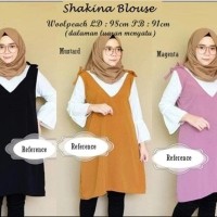 baju atasan blouse cewek wanita remaja lengan panjang - Diskon