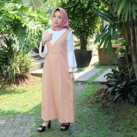 HITZ NOW Baju Rolly Maxi Long Dress Wanita Lengan Panjang Import