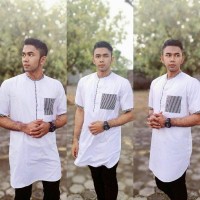 TERLARIS Kemeja Koko Pakistan Alif Premium - Baju koko Modern murah