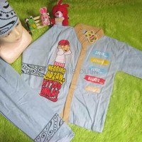 TERBATAS PALING LARIS setelan baju koko anak 4 tahun HEARING ADZAN LE
