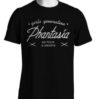 Jual Kaos Snsd Girls Generation Phantasia Tour Jakarta Hitam Murah Murah