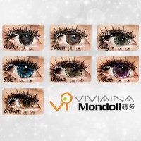 Promo Acessoris warna mata Softlens Viviaina Mondoll Green Hijau