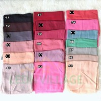 Kerudung Segi Empat Polos Paris UMAMA Hijab Jilbab Muslim